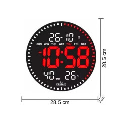 Enarose AWC25860-2 Dijital Duvar Saati