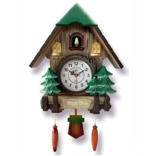 Enarose E22-2 Guguklu Duvar Saati